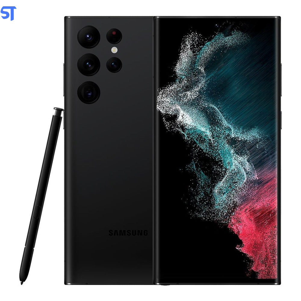 Smartphone Samsung Galaxy S22 Ultra 5G Preto 256GB, 12GB RAM, Tela de 6.8”, Câmera Quádrupla, Android 12 e Snapdragon 8