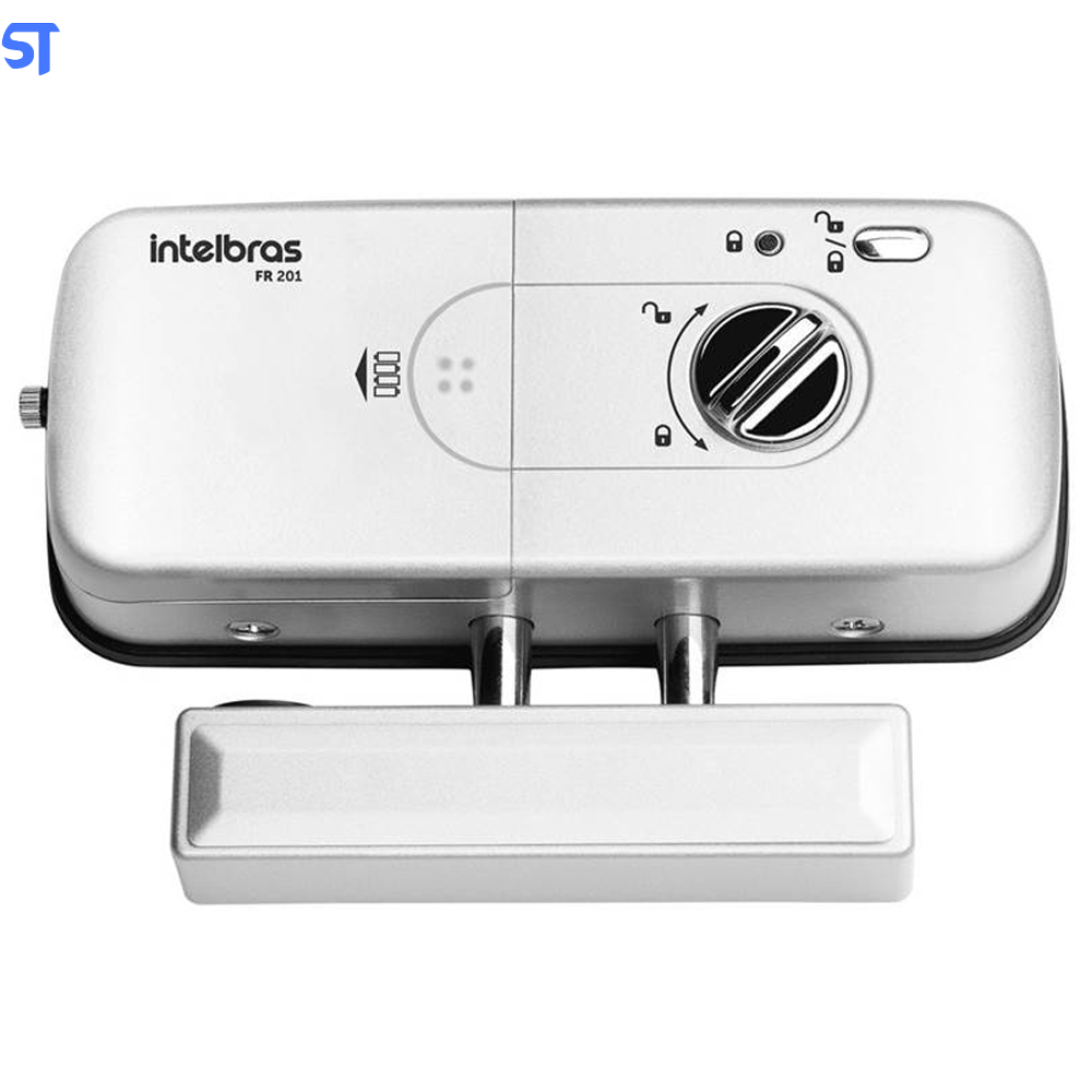 Fechadura Digital FR 201 Preto e Cinza Intelbras