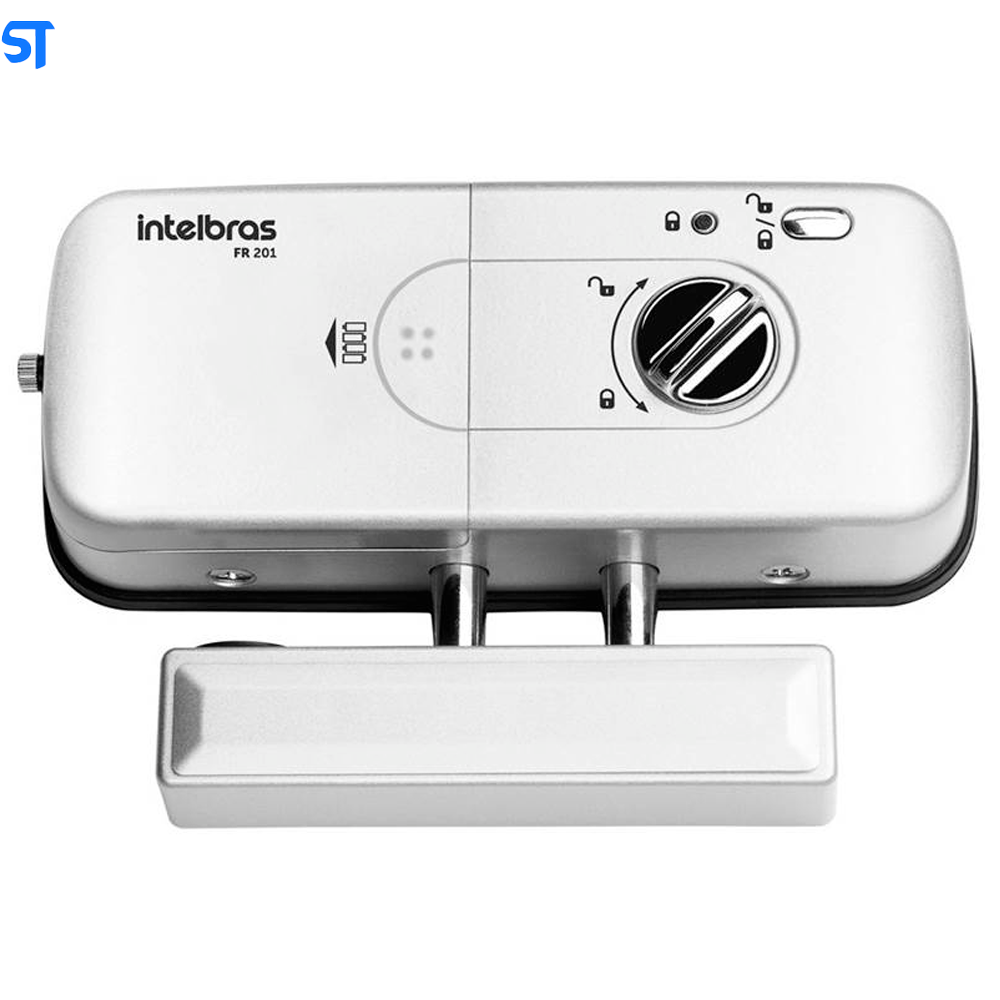 Fechadura Digital FR 201 Preto e Cinza Intelbras
