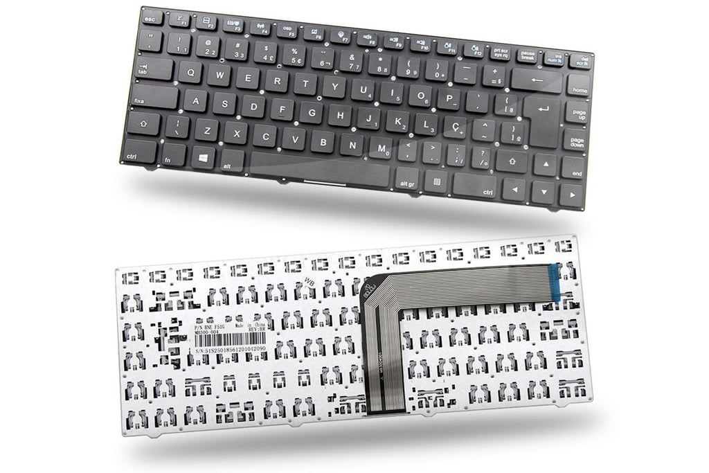 Teclado Notebook Cce / Philco 14F/14e/Sti Tecla Alta P/n Bne F51f