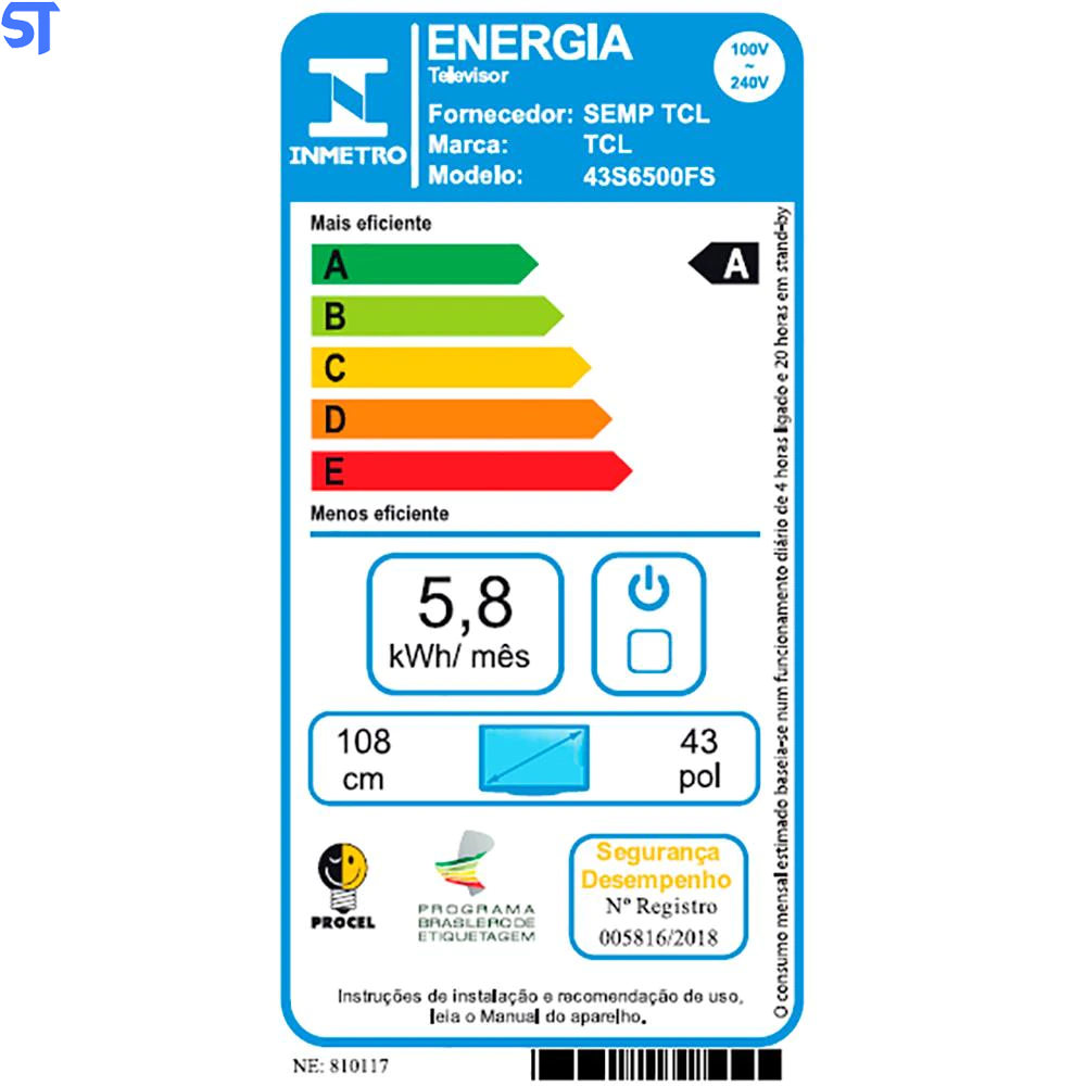 Smart TV LED 43
