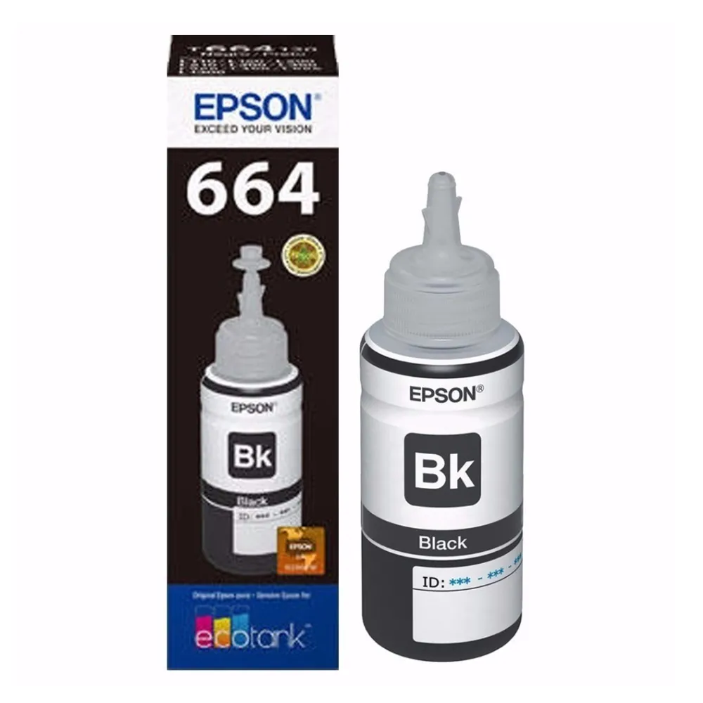 Refil de Tinta Epson Preto 4.000 Paginas  T664120 AL CoMPATÍVEL