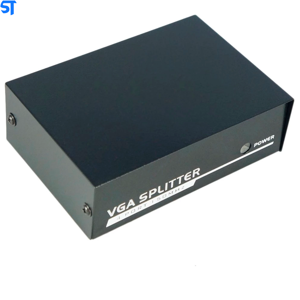 Switch VGA Splitter 4 Saídas 1 entrada VGA 150Mhz Para Monitor e Projetor- Onleny