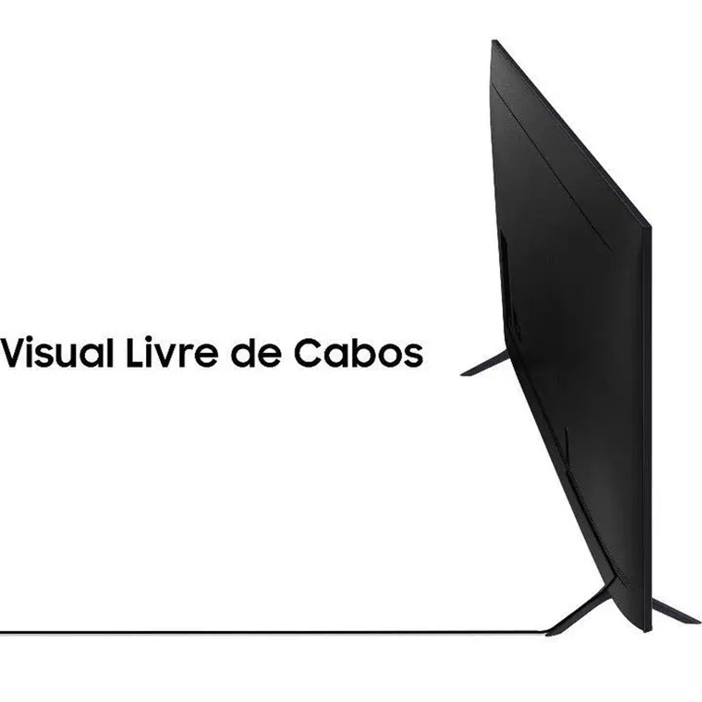 Smart TV 60" UHD 4K Samsung 60AU7700, Processador Crystal 4K, Tela sem limites, Visual Livre de Cabos, Alexa built in, C