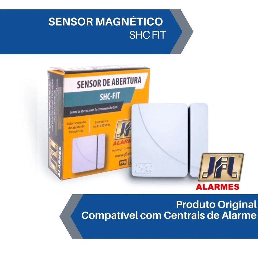 Sensor Abertura Magnetico Porta E Janela Sem Fio Shc Fit Jfl