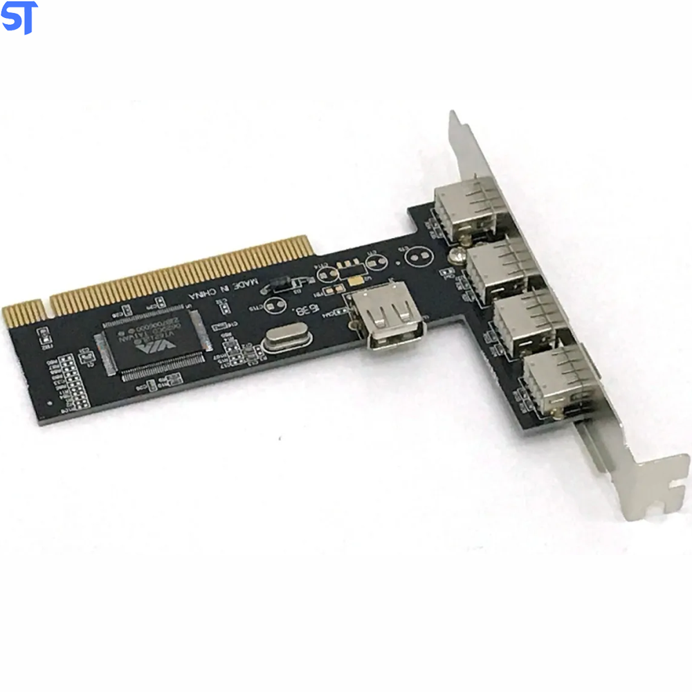 Placa PCI 4 Saidas USB 2.0 +1 Saidas Interna - HDL