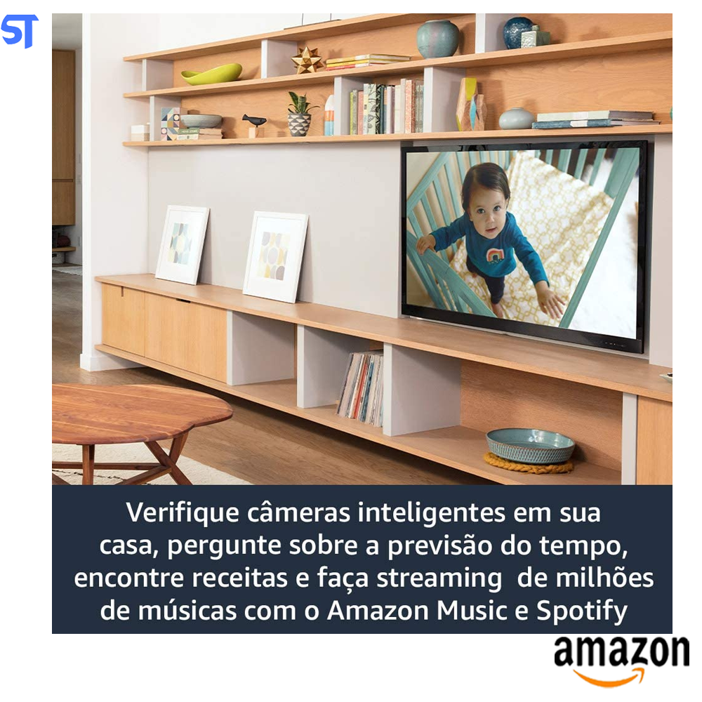 Fire TV Stick Com Controle Remoto Por Voz Com Alexa, Streaming em Full HD - B08C1K6LB2