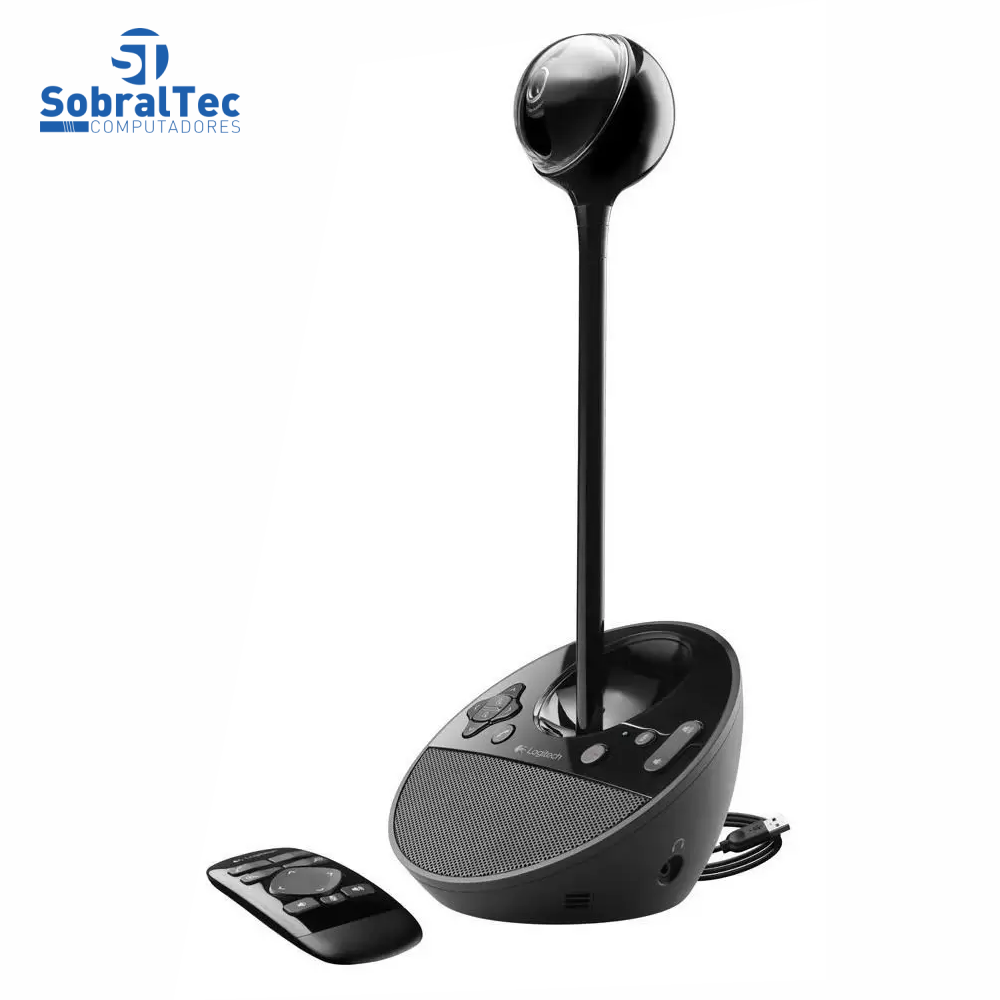Webcam Logitech Para Videoconferência Full Hd 1080p Usb Bcc950