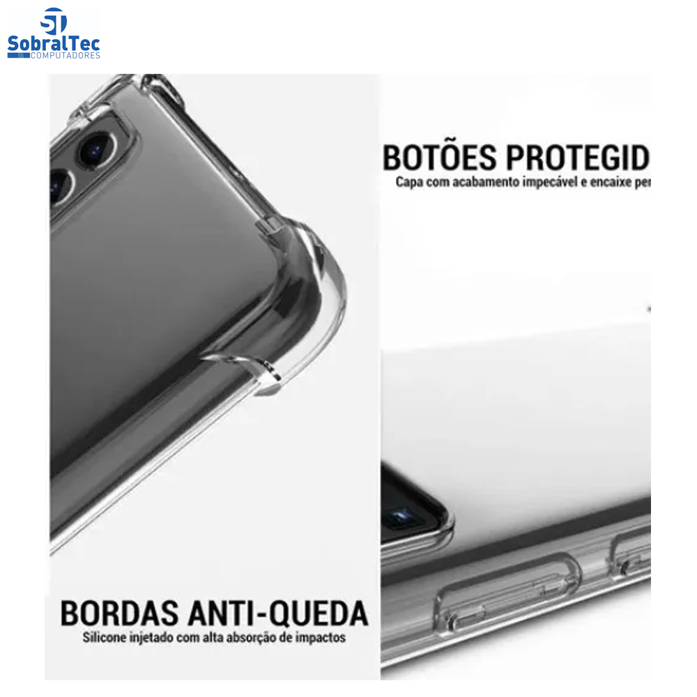 Capa De Silicone Transparente Anti Impacto Moto G10/G30