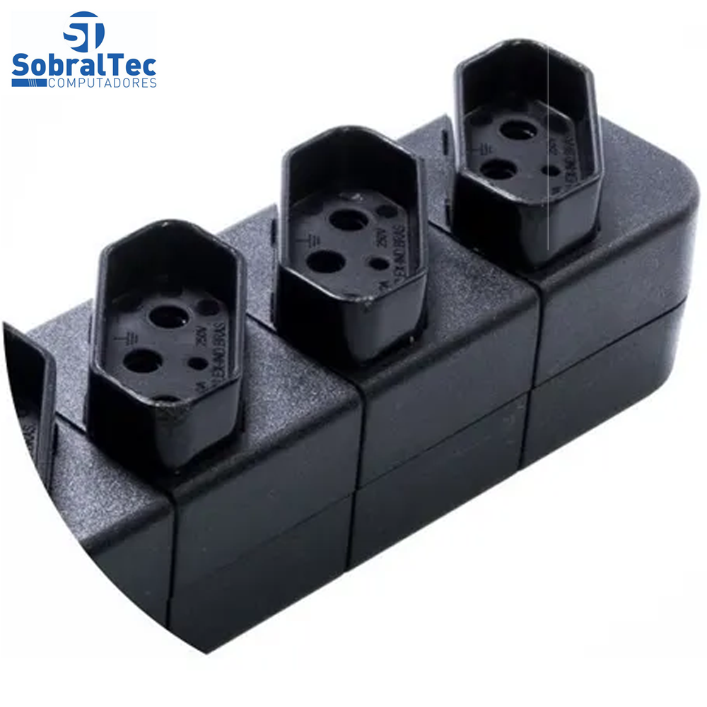 Protetor Eletrico Super Premium 6 Tomadas 3 Metros Emplac
