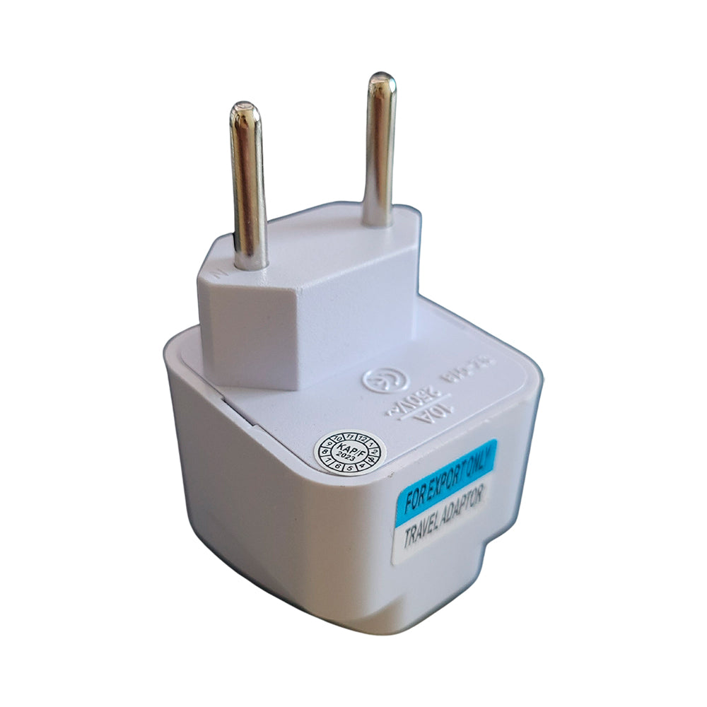 Adaptador de Tomada Elétrica Universal 10A 250V Padrão Internacional Para Brasil - SZ-018