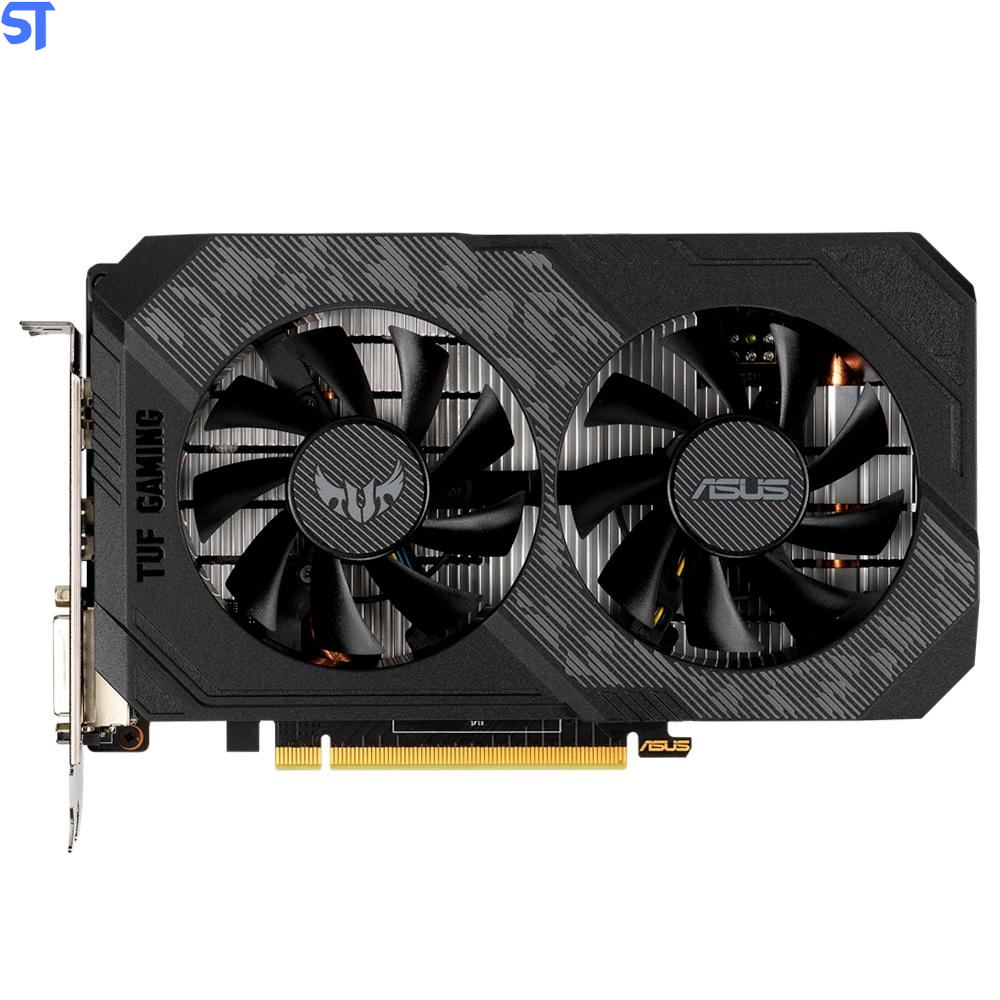 Placa de Vídeo Asus, TUF Gaming GeForce, GTX 1650 Dual, 4GB, GDDR6, 128Bit, TUF-GTX1650-4GD6-GAMING