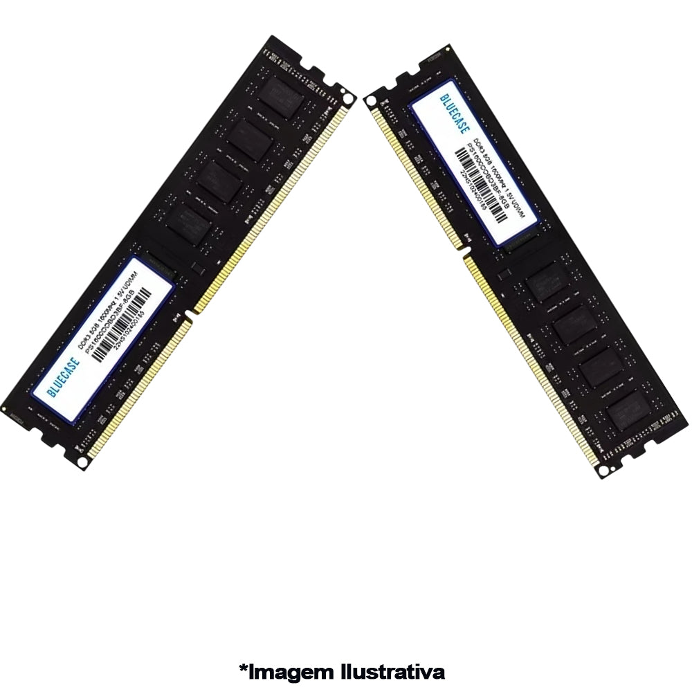 Memoria Ram Desktop 8GB 1600MHZ  DDR3 Long Dimm 1.5V Dual Rank Bluecase PN BML3D16M15V11/8G