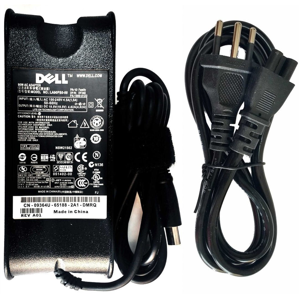 Fonte Notebook Dell 19,5v 4.62a 90W Pa1900-02D2- Pino Grosso 7.4mm X 5.0mm