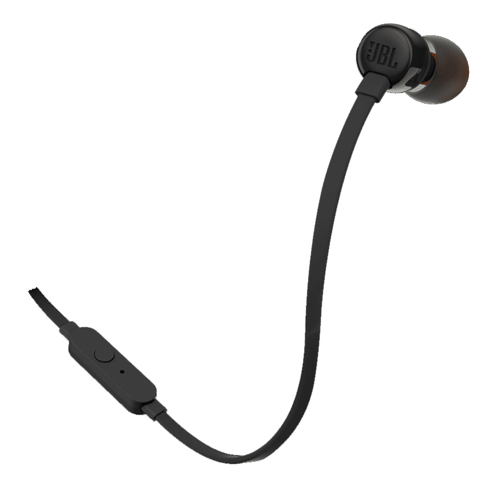 Fone de Ouvido JBL Tune T110 Intra-Auricular - Preto ‎JBLT110BLK Com Microfone Preto