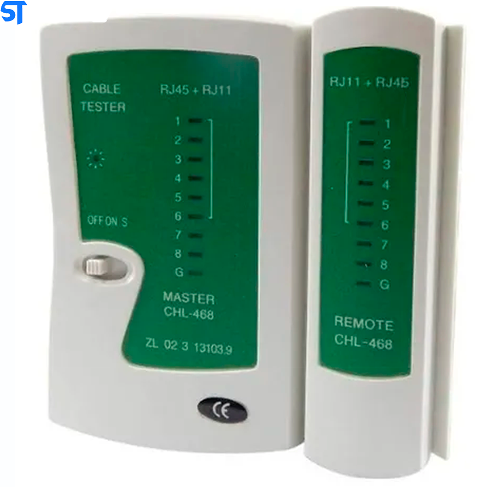 Testador De Cabo De Rede RJ45 - RJ11 KP-M0002