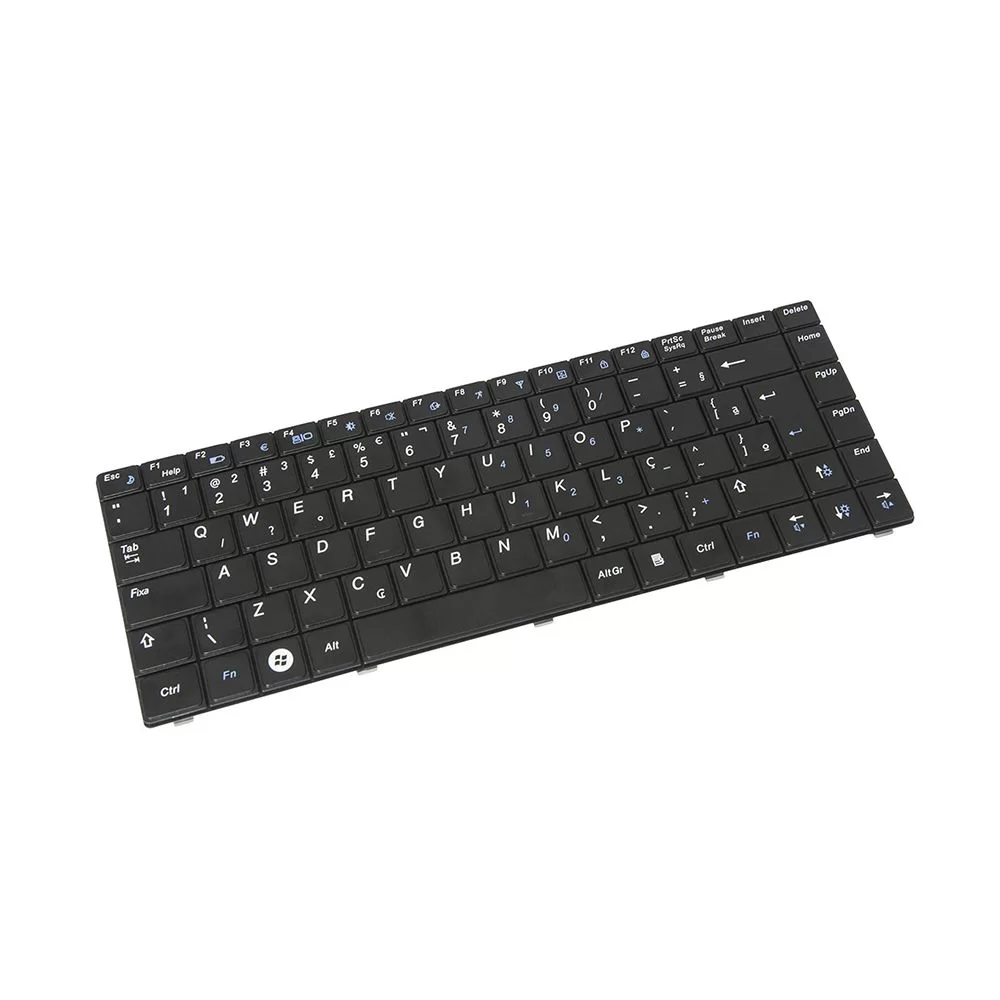 Teclado Notebook Samsung R465 R467 R468 R470 R480 - Preto- Br Uk Style  - 2 Teclas Fn