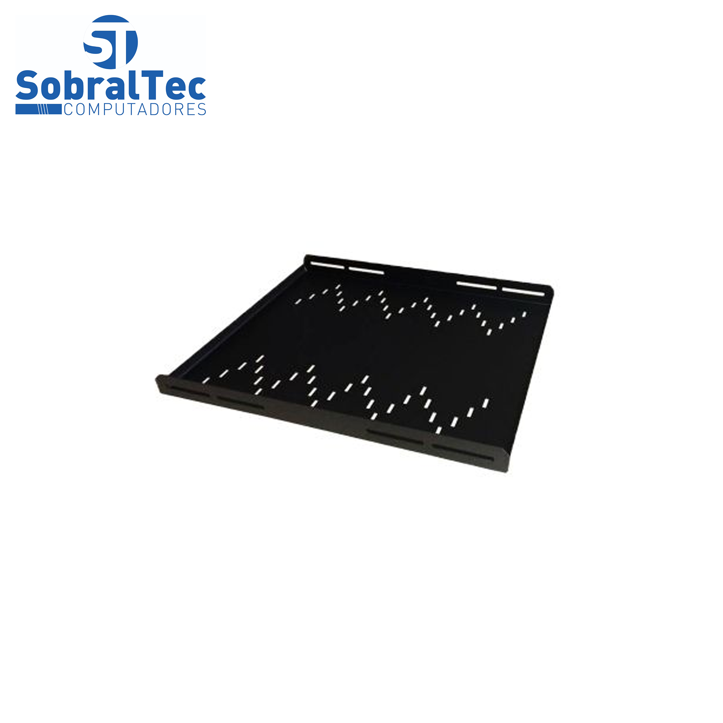 Bandeja Fixa 4 Pontos 1UX550MM- Para Rack 19 550MM