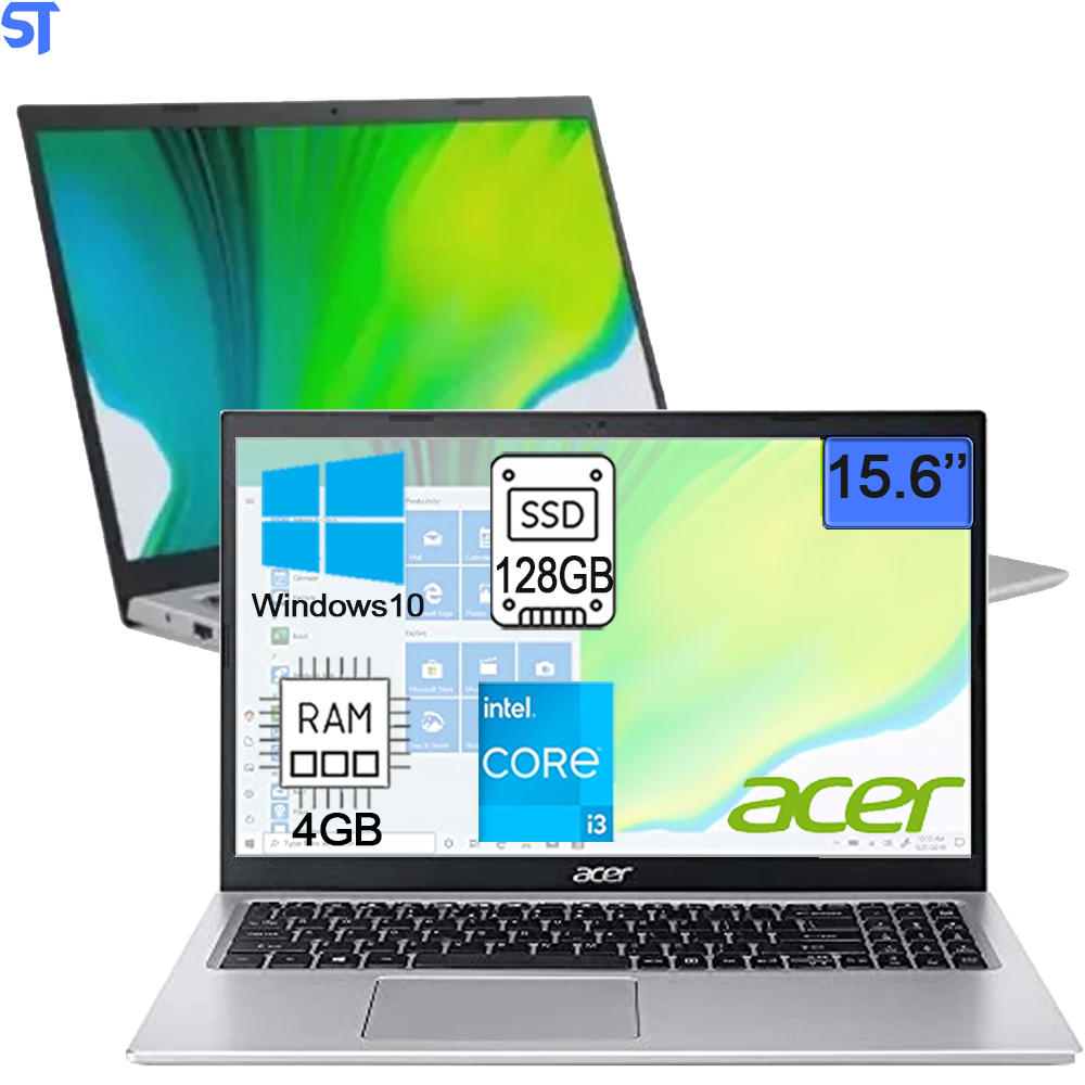 Notebook Acer A515-56-36UT Intel Core i3 1115G4 de 3.0GHz Tela Full HD 15.6