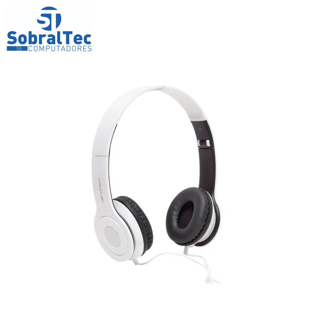 Fone Com Micorfone Dobravel PH-100WH Branco C3T