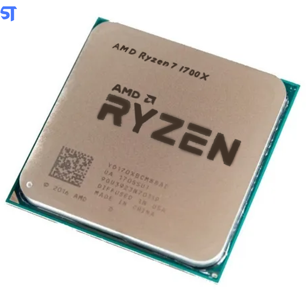 Processador AMD Ryzen 7 1700X 3.4Ghz (3.8GHz Turbo), 8-Cores 16-Threads, S/Cooler, AM4, YD170XBCAEWOF, S/ Video S/BOX