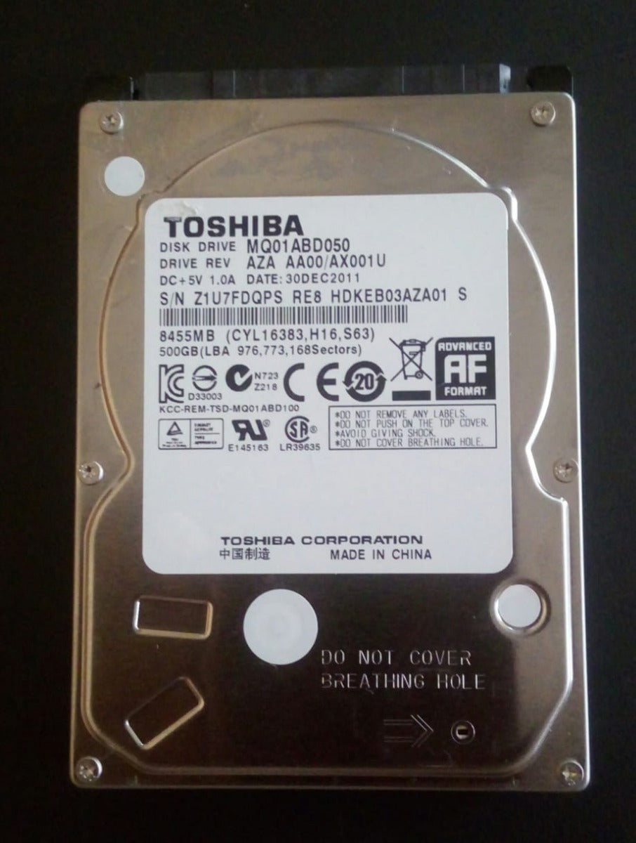 Hd Notebook 500gb Toshiba Mq01abd050 Fab. 2019 5400 Rpm Lacrado