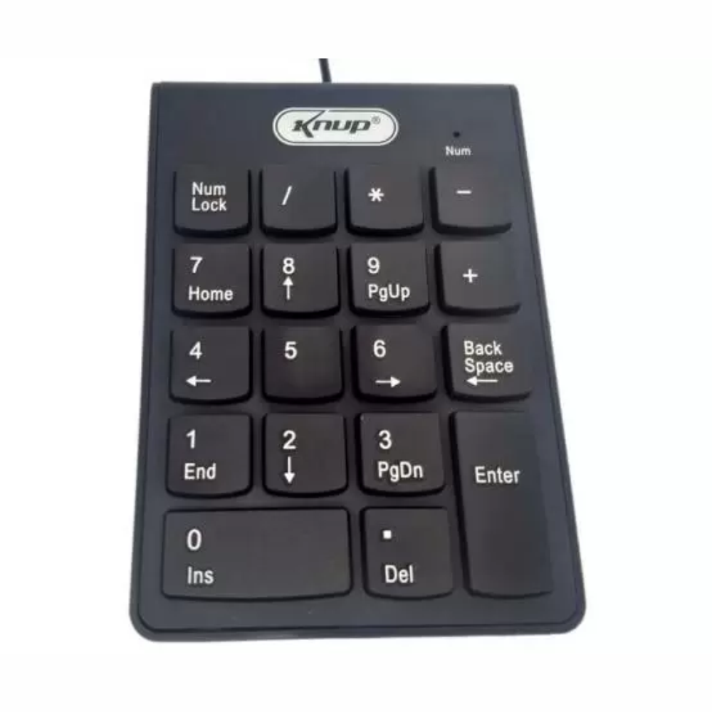 Teclado Numérico Usb Ideal para Notebooks Knup KP-2003A