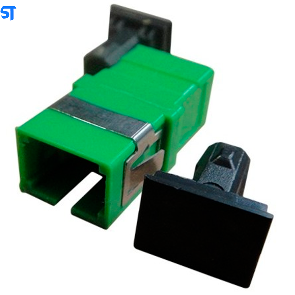 Adaptador de fibra óptica - SC/APC - SM Simplex - UNIDADE