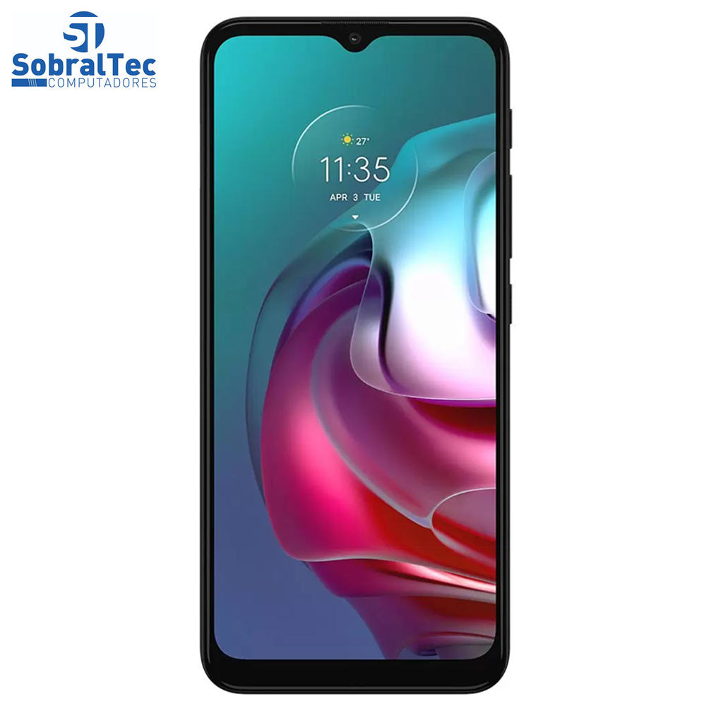 Smartphone Motorola Moto G30 128GB Dark Prism 4G - 4GB RAM Tela 6,5” Câm. Quádrupla + Selfie 13MP