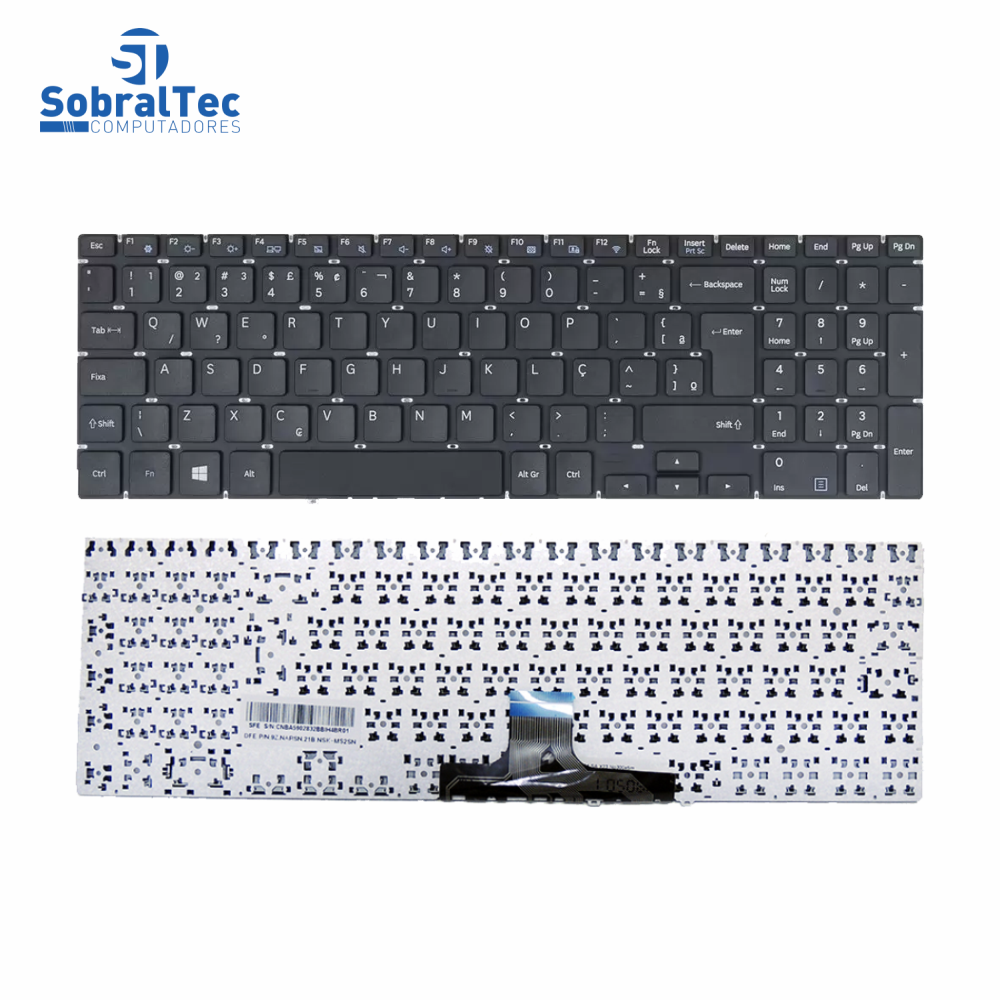 Teclado Notebook Samsung Expert X41 - NP300E5K- Preto
