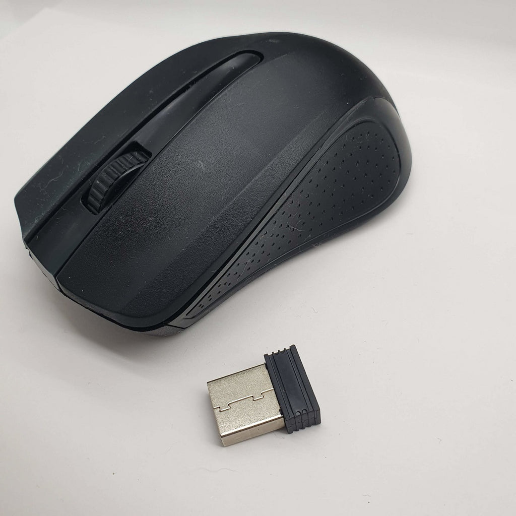 Mouse Sem Fio Verde 1600 Dpi 2,4ghz -SB-W012 Preto