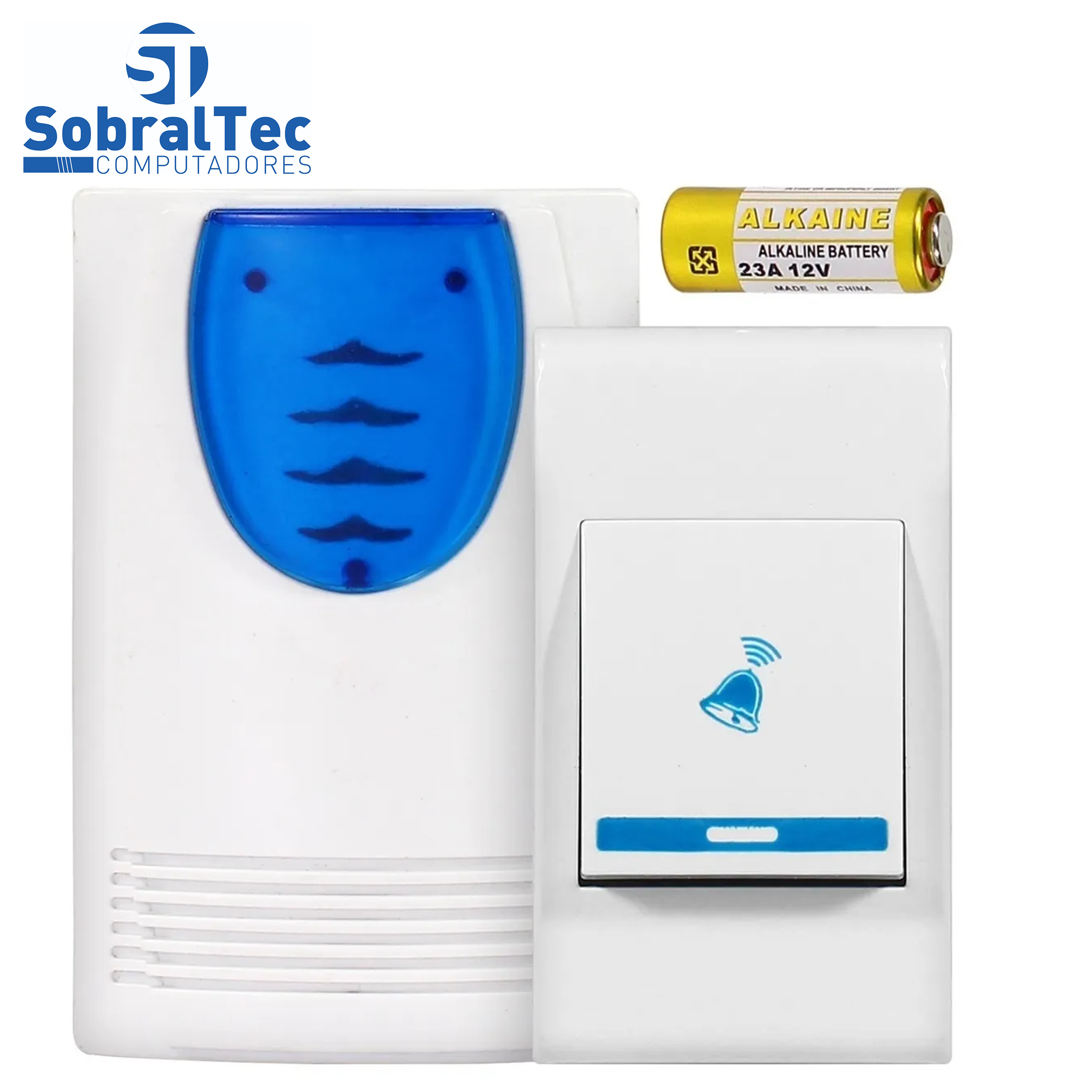Campainha De Tomada Residencial Sem Fio 32 Toques Wireless Doorbell