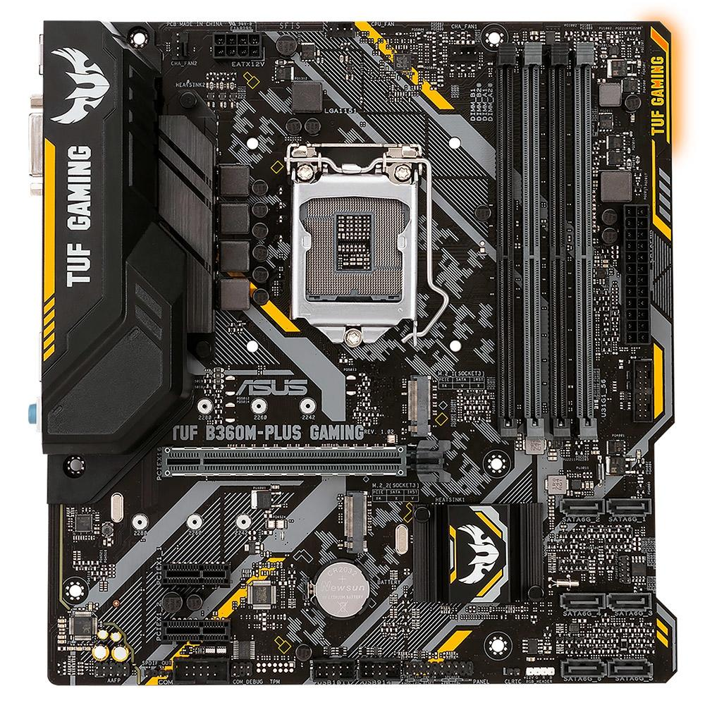 Placa Mãe Asus TUF B360M-Plus Gaming/BR, Intel LGA 1151, mATX, DDR4