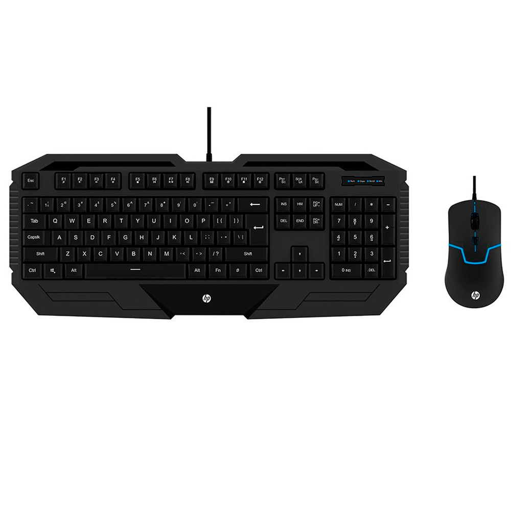 KIT Teclado e Mouse HP USB Gaming Memb GK1000