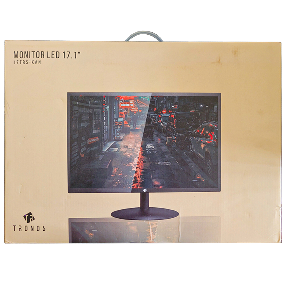 Monitor Led Tronos 17.1" TN 17TRS-KAN Preto Widescreen Hdmi/Vga