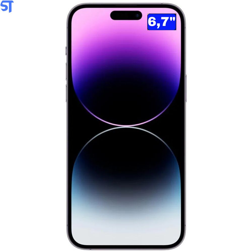 iPhone 14 Pro Max Apple (256GB) Roxo-profundo, Tela de 6,7