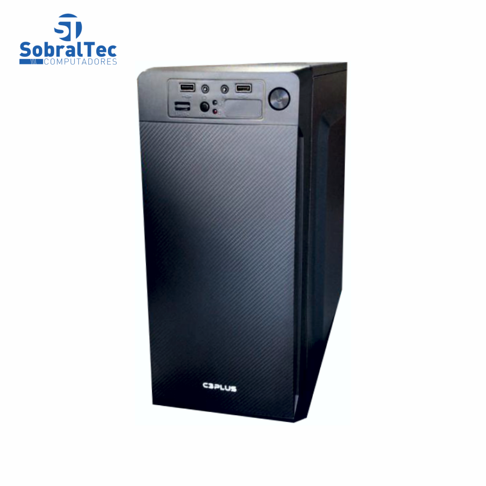 Gabinete Micro-ATX MT-11BK C3Plus Sem Fonte