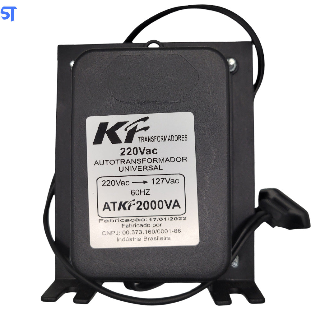 Auto Transformador Universal 2000VA Bivolt - 127v / 220v - Mika Transformadores (Semi - Novo)
