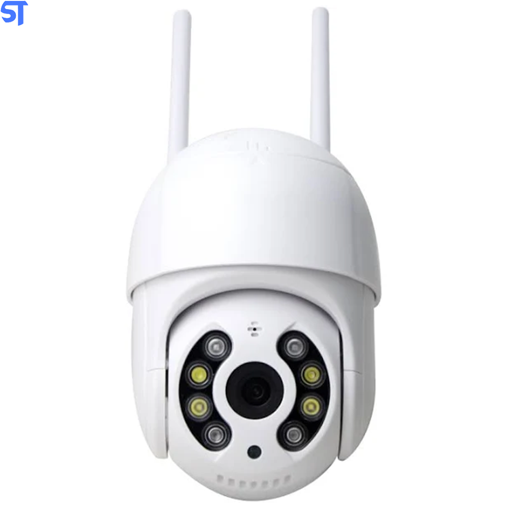 Câmera IP Mini Speed Dome WiFi Externa 3MP S/Cartão Alerta De Duas Vozes Detecção Humana-Áudio-IR Visão Noturna- A8-3MP-