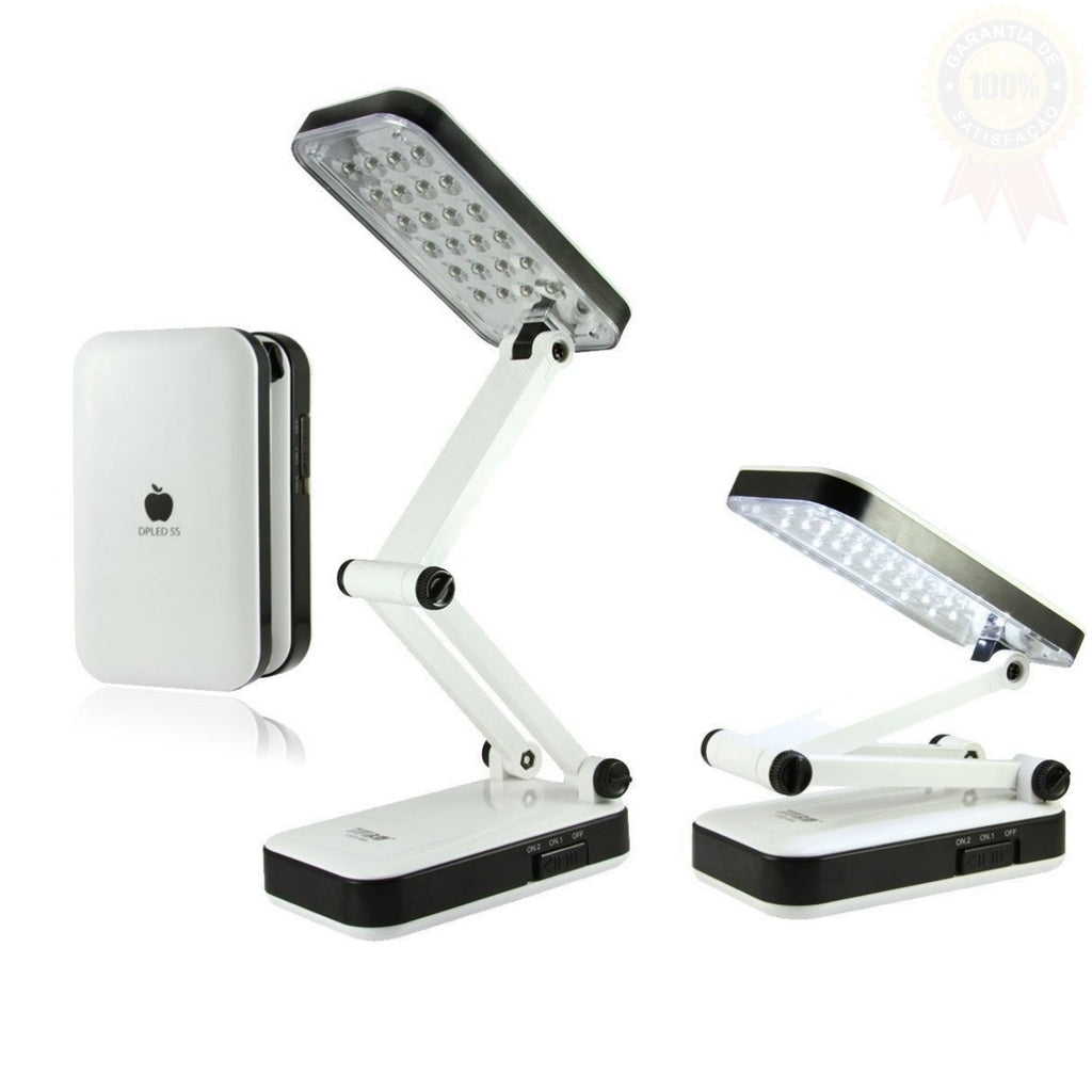 Luminária Led Abaju Lampada de Mesa Recarregavel Ecooda-Ec-666