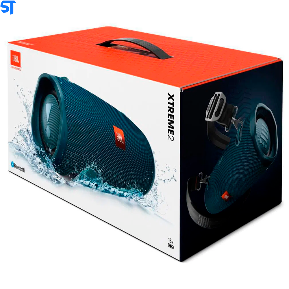 Caixa de Som Bluetooth JBL Xtreme 2 à Prova dÁgua - Portátil 40W- Azul
