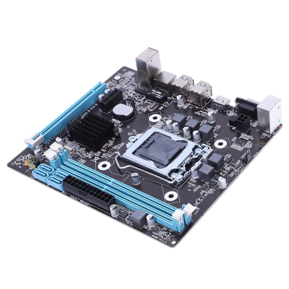 Placa Mãe Moczi HM55 Micro Atx Socket 1156 DDR3 Lan 10/100 AMI bios TG-HM55G336