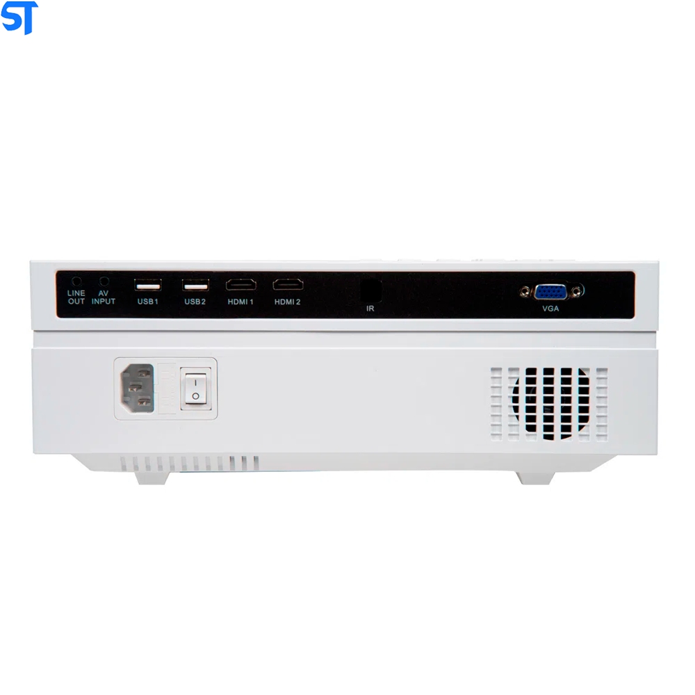 Projetor 3500 Lumens Full HD com HDMI, USB, AV e VGA | Goldentec