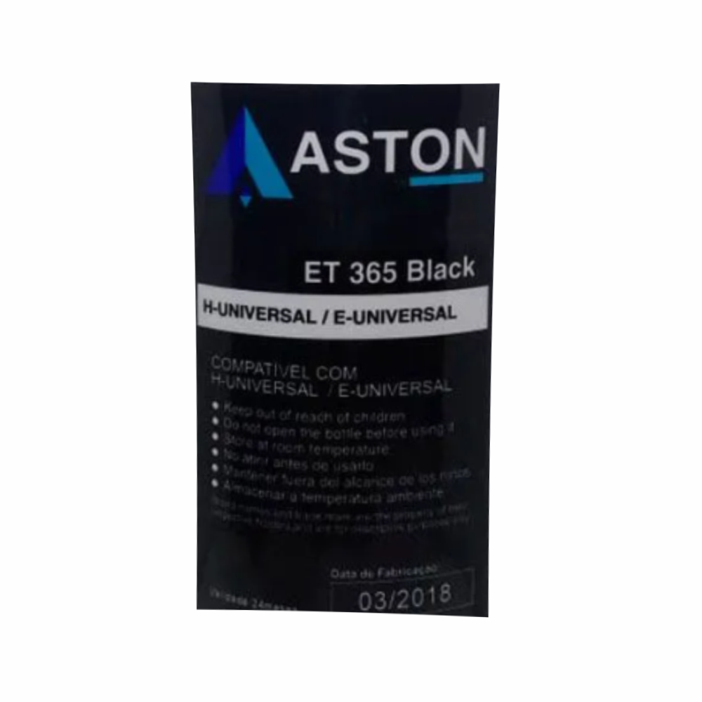 Tinta Corante Aston Et 365  Compatativel Epson/hp Preto 1 Litro