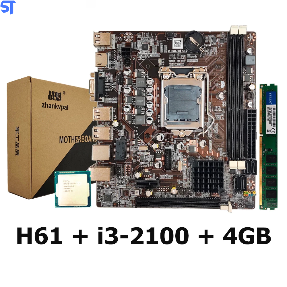 Computador Core i3-2100-HD SSD 120GB -Memória Ram 4GB- Windows 10