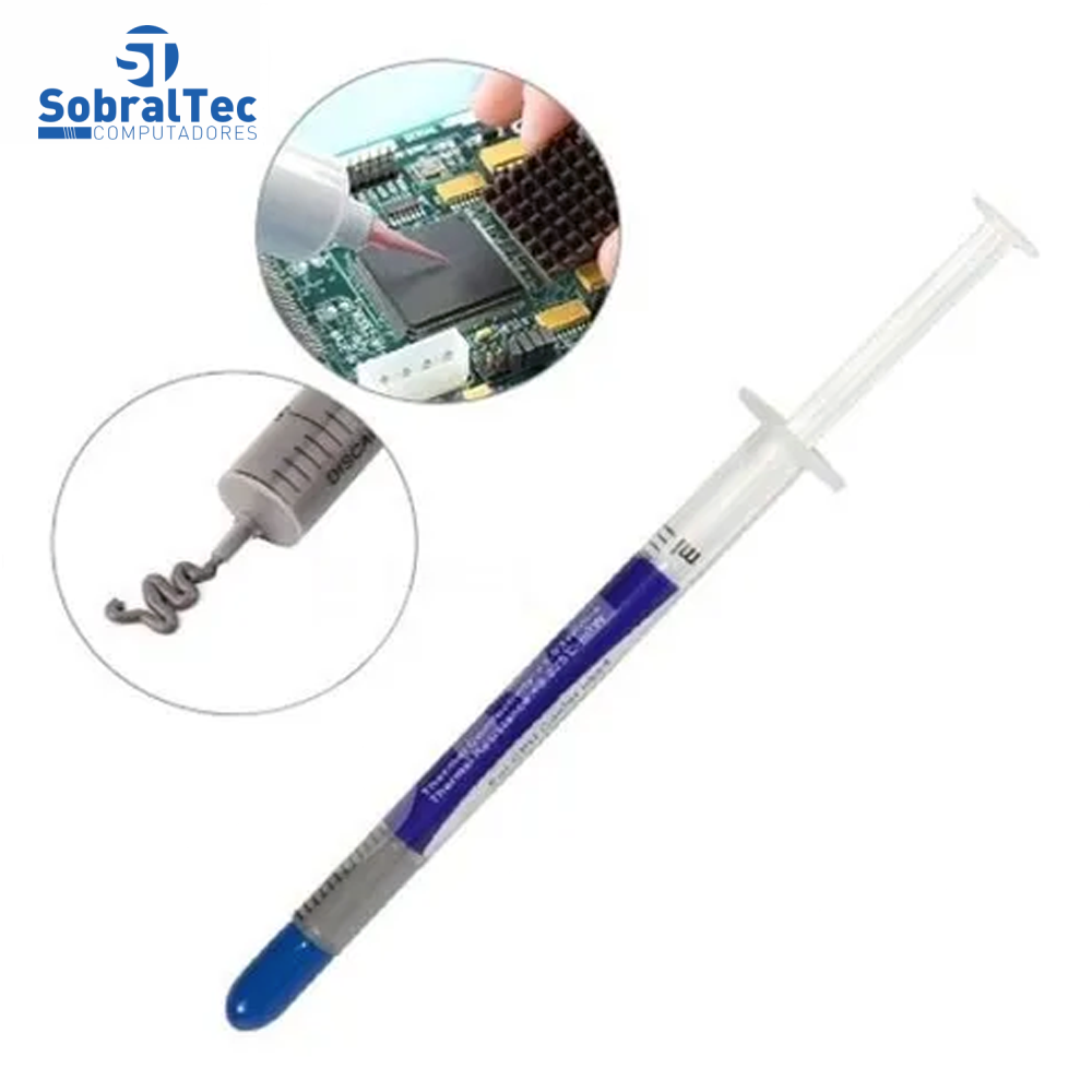 Pasta Térmica Prata Silver 1G Thermal Grease-HY510