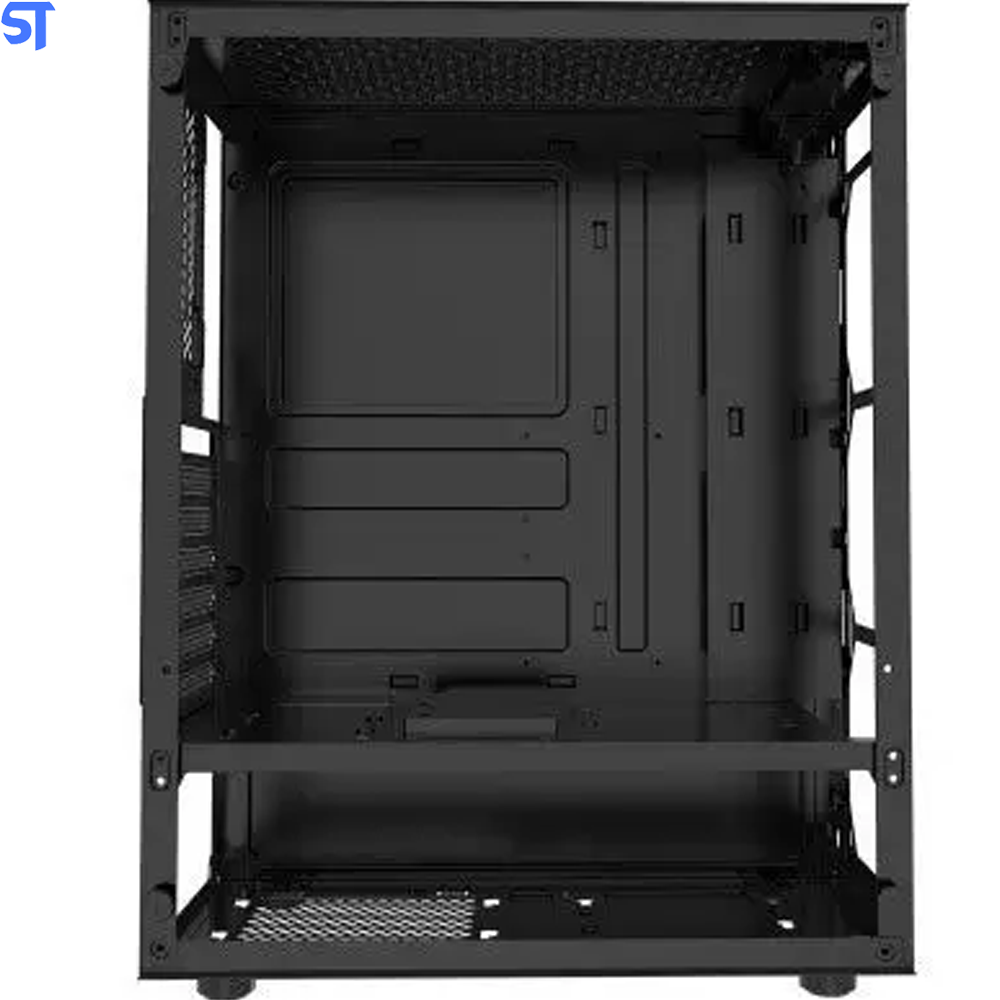 Gabinete Gamer Bg-033w Branco Bluecase Sem Fonte / Led Rgb / Usb 3.0