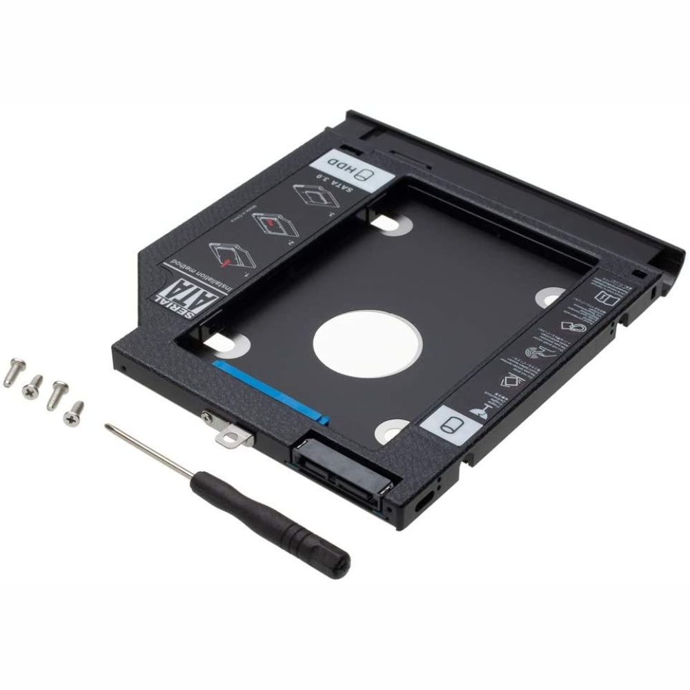 Caddy Gaveta Adaptador Dvd P/ Hd Ou Ssd Notebook Drive Lenovo Ideapad 330