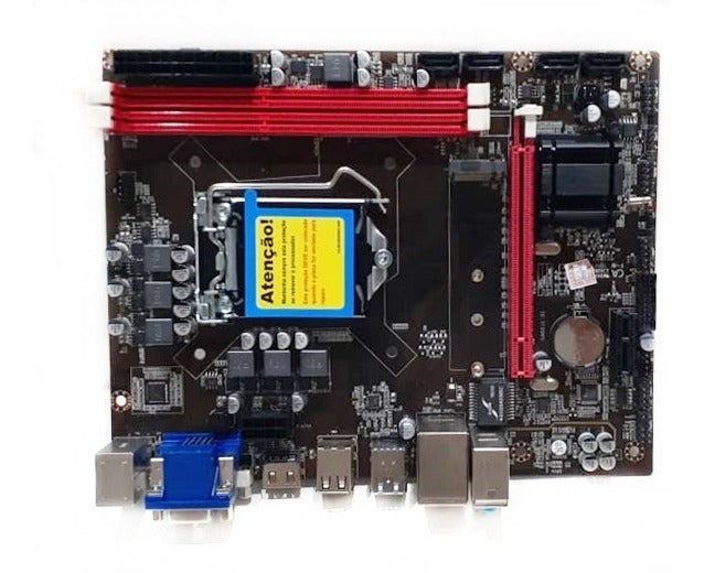 Placa Mãe Lga 1151 Ddr3 Foxcon TG- H110-G302-Porta M.2 e Pci Express X1 Proc 6ª 7ª G