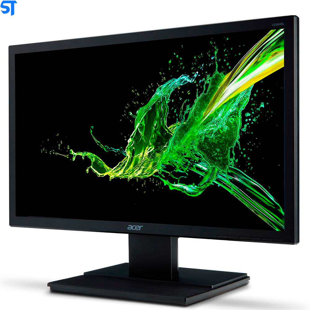 Monitor Gamer LED 21.5" Acer Full HD V226HQL com Acer ComfyView, Entradas HDMI, VGA e DVI